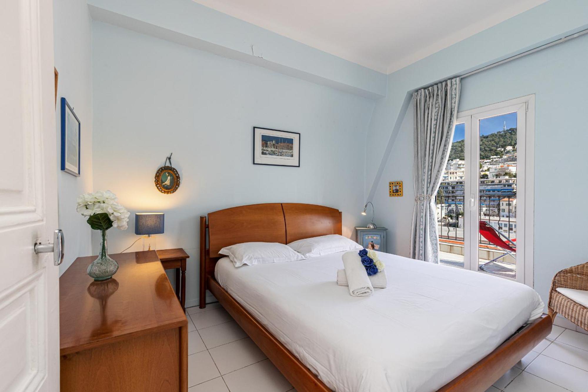 Ferienwohnung Extraordinary View On Port And Castle Hill - 1 Bdr & Parking Nizza Exterior foto