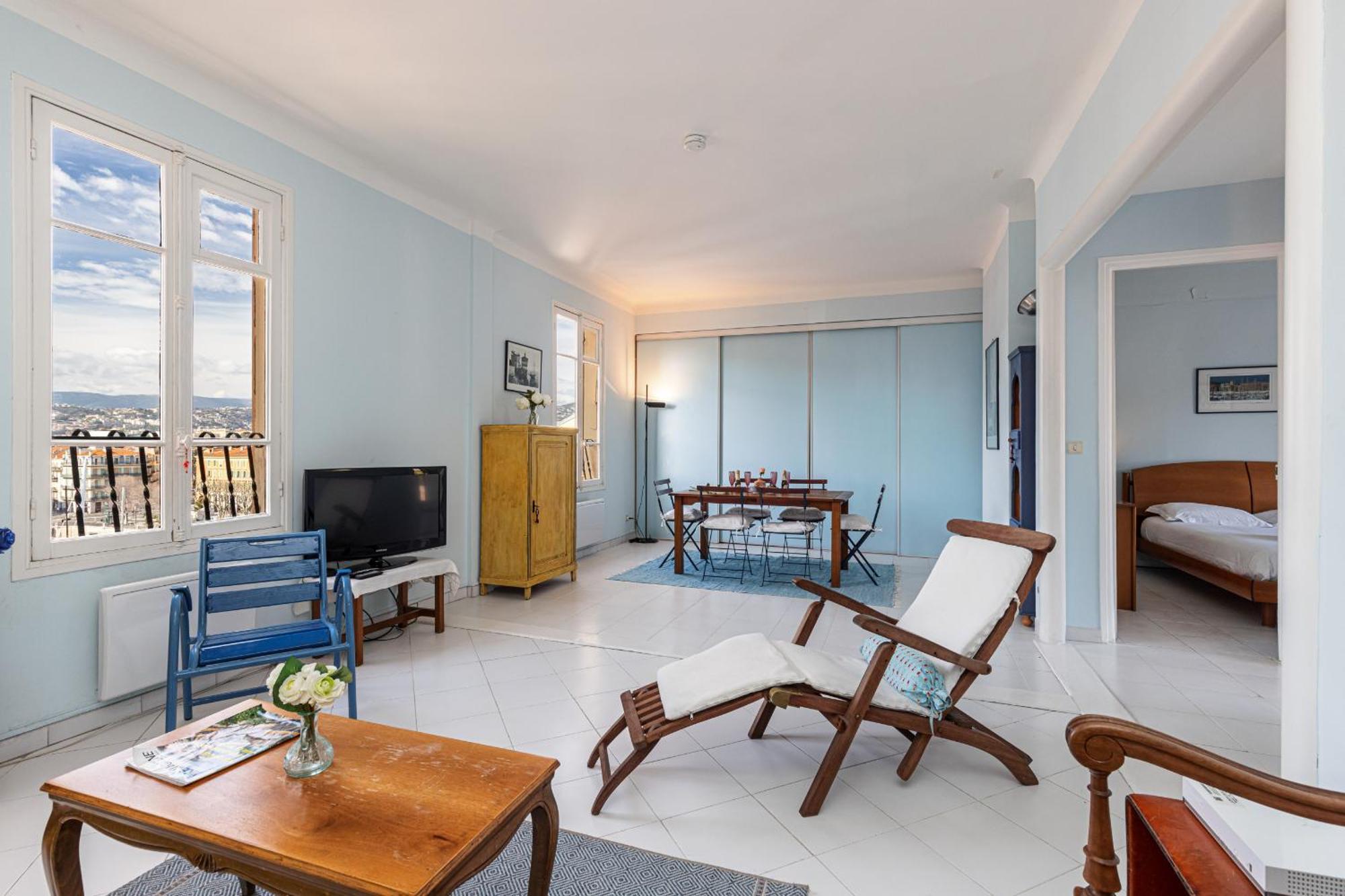 Ferienwohnung Extraordinary View On Port And Castle Hill - 1 Bdr & Parking Nizza Exterior foto