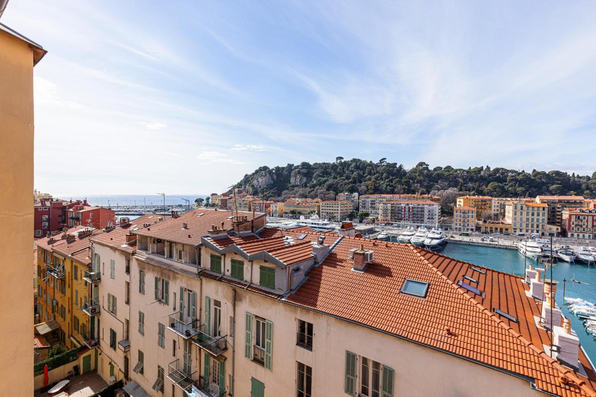 Ferienwohnung Extraordinary View On Port And Castle Hill - 1 Bdr & Parking Nizza Exterior foto
