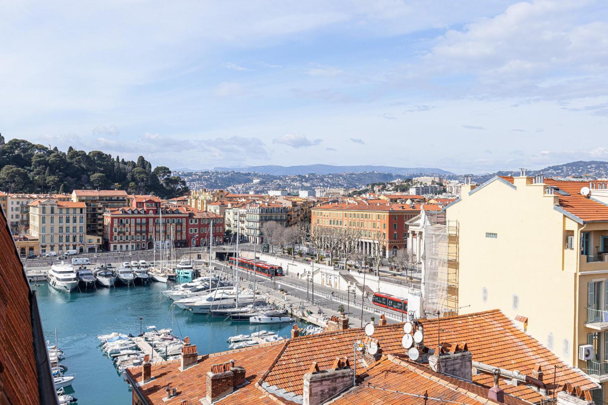 Ferienwohnung Extraordinary View On Port And Castle Hill - 1 Bdr & Parking Nizza Exterior foto